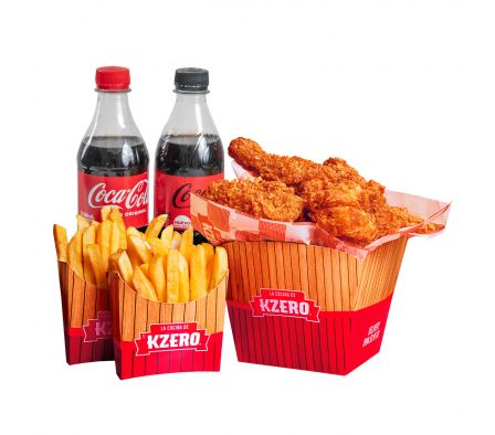 COMBO POLLO FRITO X 8 PAPAS